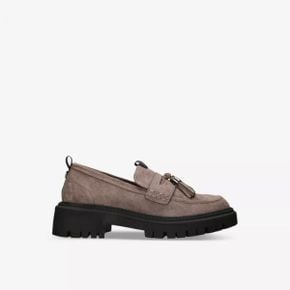 5466241 KG KURT GEIGER Maggie tassel-detail vegan faux-suede loafers