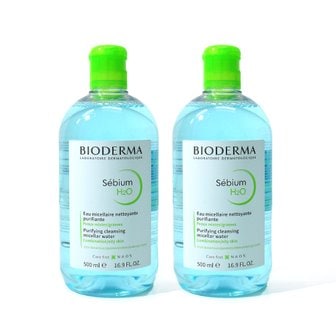 바이오더마 [국내배송] 바이오더마 세비엄  H2O 클렌징 워터 500ml x 2개입