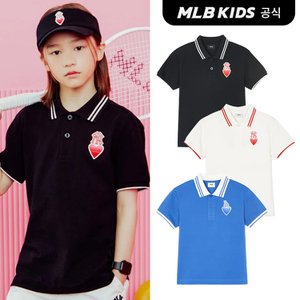 MLB키즈 (공식)24SS 하트 피케 카라 티셔츠 (3color) 7APQH0143