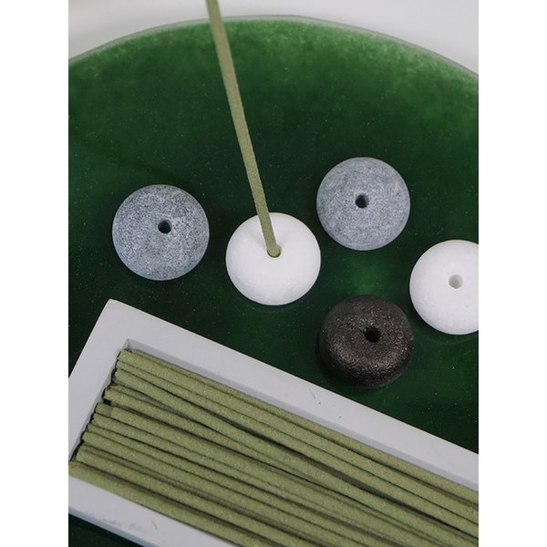 조약돌 세라믹 인센스 스틱 홀더 향 받침대(성냥증정)