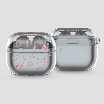  (갤럭시 버즈3/버즈3프로)투명케이스 Galaxy buds3/buds 3pro Clear case 플라워가든