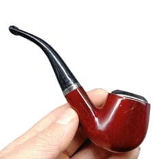  곰방대 담배파이프 곡선형 연초 입문용 연초곰방대