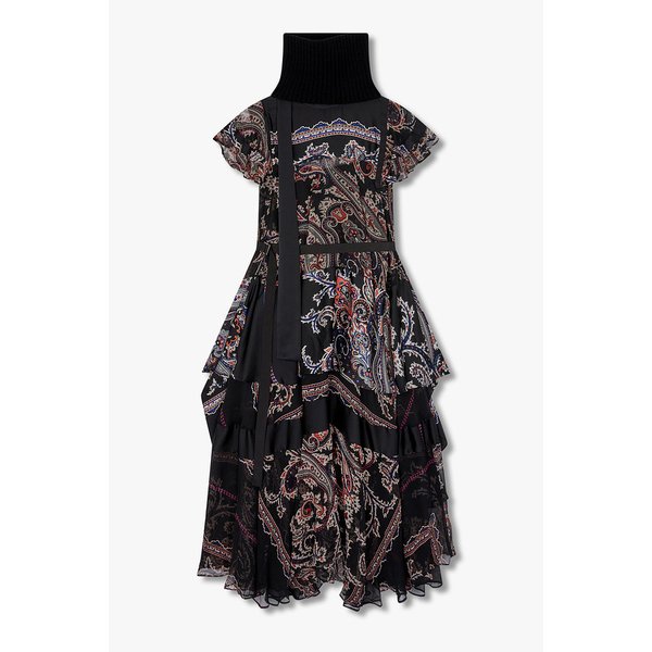 여성 워머 세트 페이즐리 프린트 드레스 6415361503000