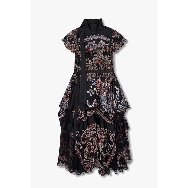 여성 워머 세트 페이즐리 프린트 드레스 6415361503000