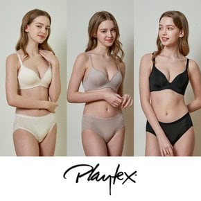 [Playtex] 와이어리스 시크릿 라이트베이지+샌드베이지+블랙 6종세트  PXW3M131617_T