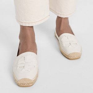 토리버치 더블티 에이라인 에스파듀 144042 164 Tory Burch Woven Double T Aline Espadrille