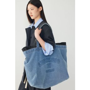 데님 엠보 프린트 숄더백 9176470988