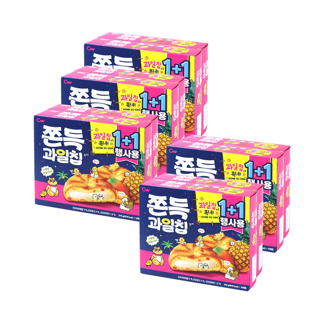 CW 청우 쫀득과일칩 215g 2번들 x 5개 / 찰떡파이 과일맛과자, 이마트몰, 당신과 가장 가까운 이마트