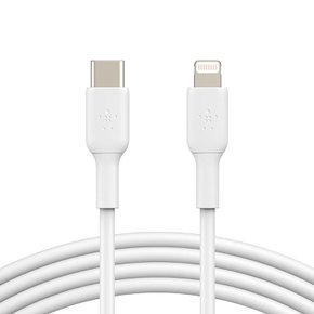 belkin CAA003BT1MWH BOOSTUPCHARGE USB-C to 라이트닝 PVC 케이블 1m 화이트