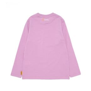 K221UTS020 네오디 빅로고 긴팔티 PINKLAVENDER