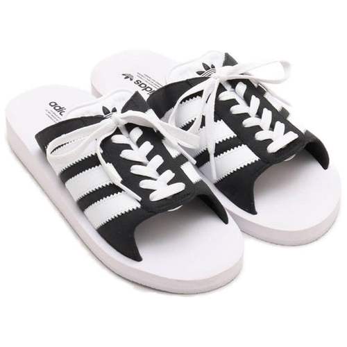아디다스 뮬/슬리퍼 JQ7421 Core Black Cloud White Cloud White DOM