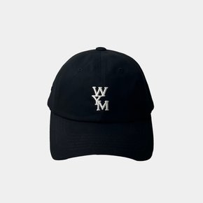공용 로고 볼캡 모자 블랙 W241AC51661B