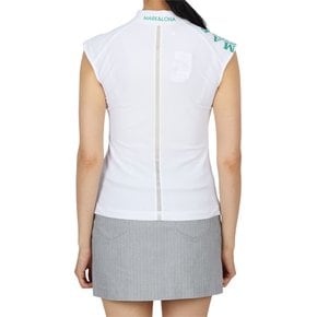 골프웨어 여성 카라 민소매티셔츠 MLW 5A AP06 WHITE