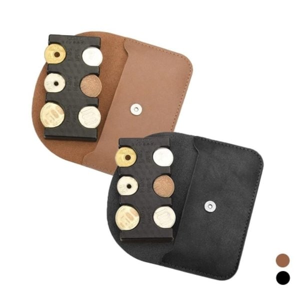 [옷자락] 일본 엔화 가죽 동전지갑 남녀공용 파우치