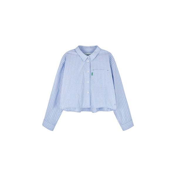 크롭셔츠 (Sky Blue)