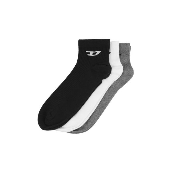 A17881 0LKBI E4157 오벌 D 로고 3켤레 세트 양말