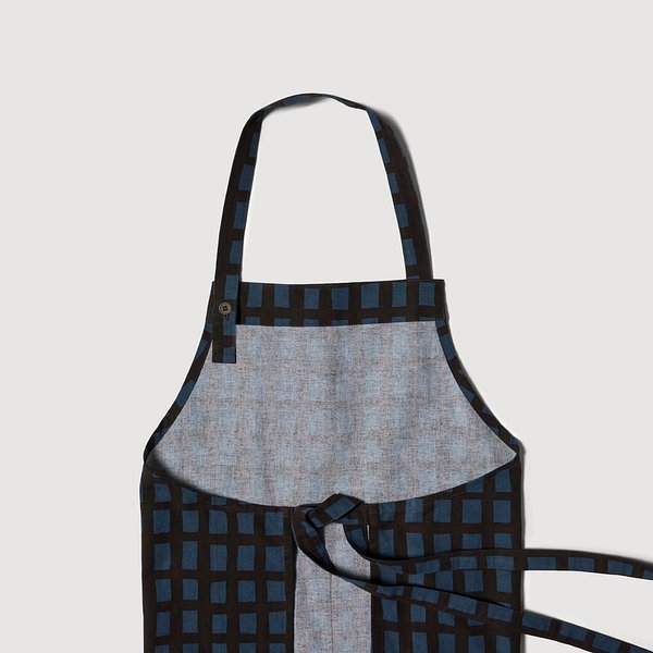 돌담 체크 코튼 앞치마_90 J615902001200