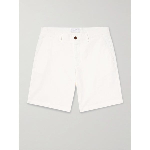 미스터 피 스트레이트 가먼트 다이드 코튼 블렌드 트윌 버뮤다 쇼츠 46376663163001602