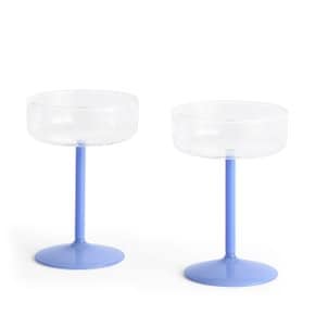 헤이 HAY   Tint Coupe Glass Set of 2 Jade Light Blue 틴트 커플 세트