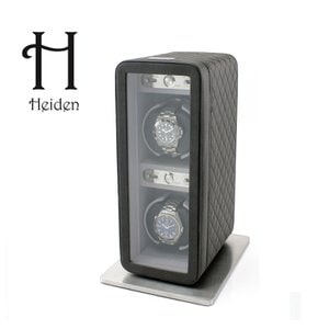 하이덴 하이덴 모나코 더블 와치와인더 HD020-Black leather 명품 시계보관함 2구 배터리 겸용