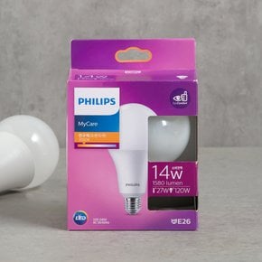 LED 벌브 14W 전구색 A80