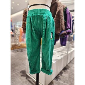 (C)GREEN CORDUROY KIDS TROUSERS (TC43-67B)