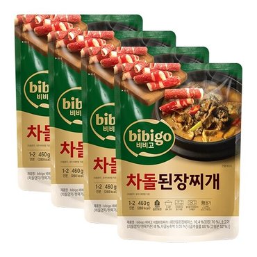 신세계라이브쇼핑 [CJ] 비비고 차돌된장찌개 460g X 4봉