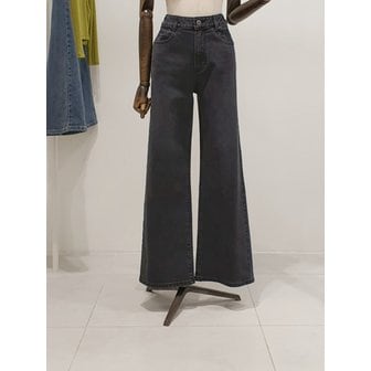 ZOOC [파주점] 쥬크 주크 안감기모 뒷밴딩 세미와이드 데님팬츠 V254PSA945