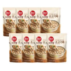 [CJ제일제당] 햇반 소프트밀 소고기죽 420g 8개 (S11390707) - SSG.COM
