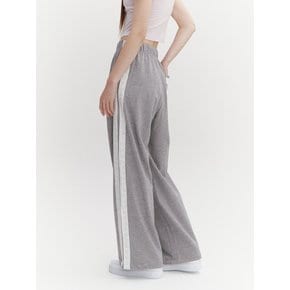 Lace Tape Banding Pants Gray