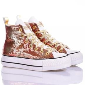 스니커즈 3234 CONVERSE PLATFORM HOT GLEAM Multicolor