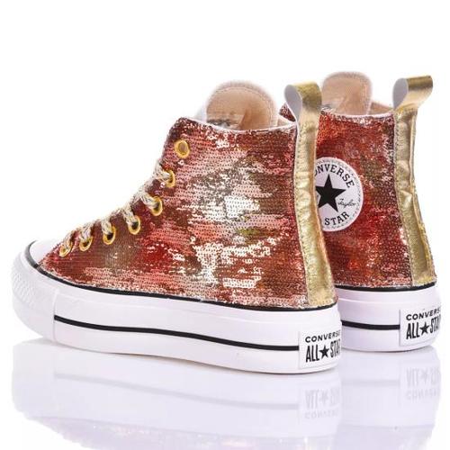 컨버스 스니커즈 3234 CONVERSE PLATFORM HOT GLEAM Multicolor