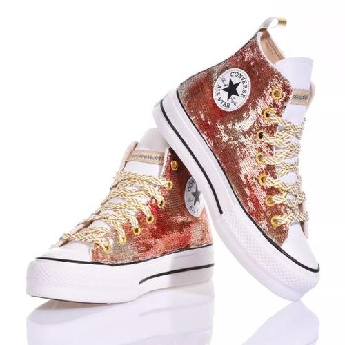 컨버스 스니커즈 3234 CONVERSE PLATFORM HOT GLEAM Multicolor