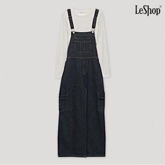 르샵 정상가:119,000원  데님 카고 데일리 포켓 버튼 점프수트 (DO3OW008A)