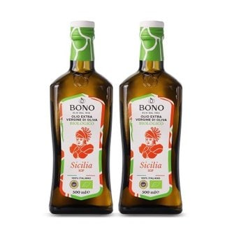 텐바이텐 Bono 유기농 시칠리아엑스트라버진올리브오일500ml x 2 올리브유 식