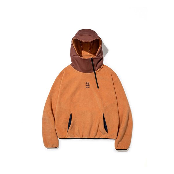 클라우드 심볼 플리스 아노락_브라운