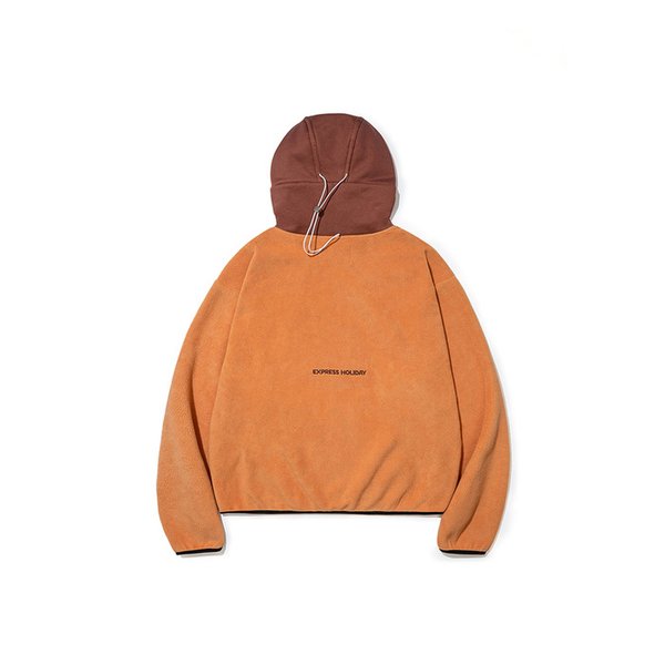 클라우드 심볼 플리스 아노락_브라운