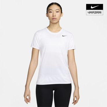 나이키 우먼스 나이키 드라이 핏 티셔츠 NIKE DX0688-100