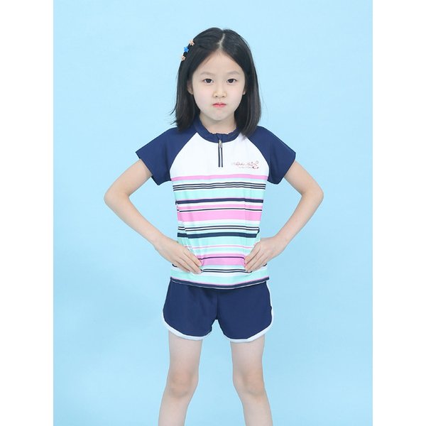 여아동 반팔 래쉬가드 세트 G_2i610