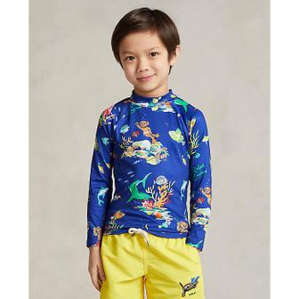 폴로 랄프 로렌 폴로 키즈 폴로 베어 퍼포먼스 저지 래시 가드(CWPOSWMTCX20052999)