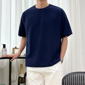리버플 라운드 오버핏 스판 반팔티셔츠 (ID010)
