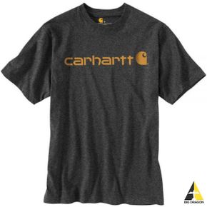 CARHARTT 칼하트 SIGNATURE LOGO SHORTSLEEVE T-SHIRT (K195-CRH) (루즈핏 헤비웨이트 숏 슬리브