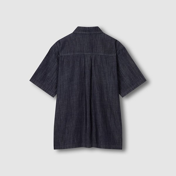 남 해지데님 반팔 셔츠 J116203520056