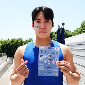원태인 선수 스포츠 야구 타투 스티커 응원용품 페이스 페인팅 건식 판박이