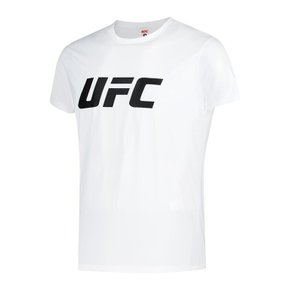 [코엑스몰] UFC 텐션 빅로고 머슬핏 반팔 티셔츠 화이트 U4SSV2106WH