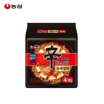  [농심] 신라면블랙 두부김치 127g 4개