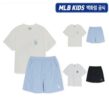 MLB키즈 (백화점공식) 애슬레저 빅럭스 티셔츠 세트 (2color) 7AS1B0753