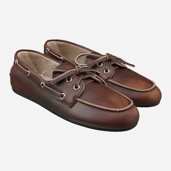 미우미우 [시흥점] 5F 5D123E 3F33 F0038 언라인드 블리치드 레더 로퍼 시에나