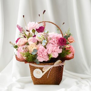 유어버스데이 덕분에카네이션 꽃바구니 꽃배송