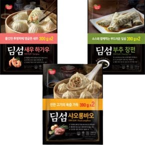 동원 딤섬 새우하가우300g x 2봉+부추창펀 390g x 2봉+샤오롱바오 390g x 2